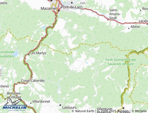 Kaart MICHELIN Fournès - ViaMichelin