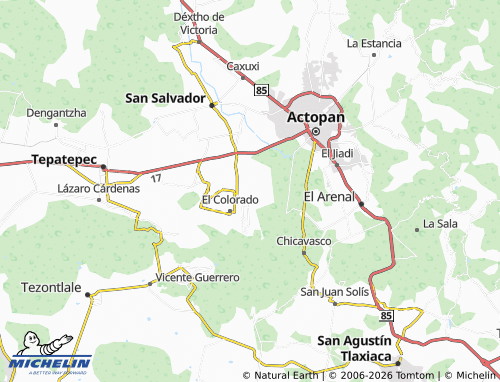 MICHELIN-Landkarte Santa María Amajac - ViaMichelin