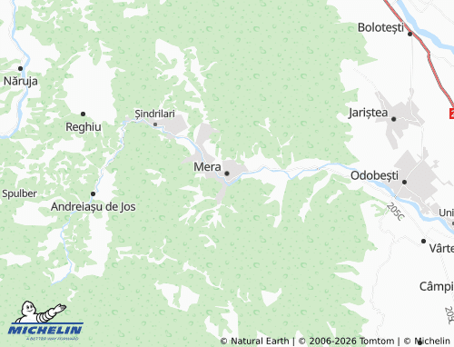 MICHELIN Mera map - ViaMichelin