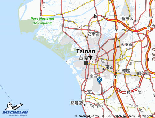 MICHELIN Anping District map - ViaMichelin