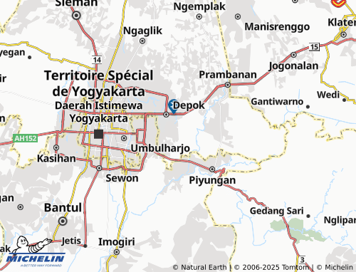 MICHELIN-Landkarte Tegal Tirto - ViaMichelin