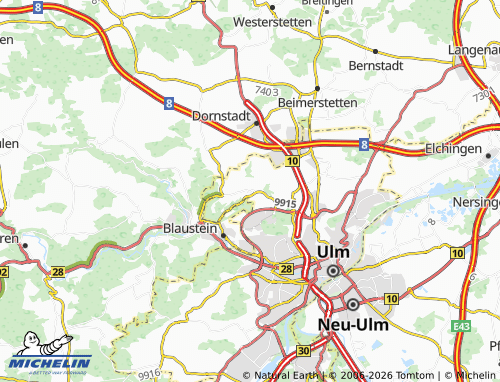 Mapa MICHELIN Mähringen - ViaMichelin