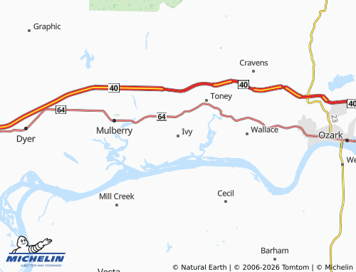 Mapa MICHELIN Ivy - ViaMichelin