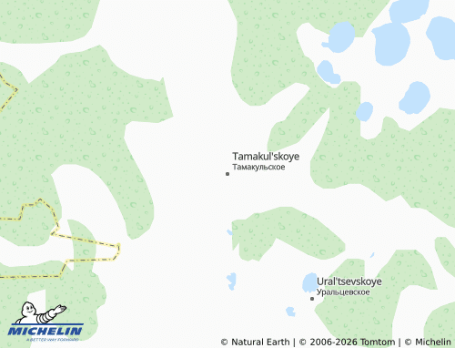MICHELIN-Landkarte Tamakul'skoye - ViaMichelin