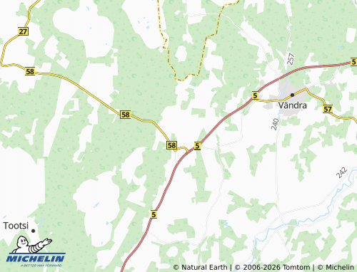 Mapa MICHELIN Pärnjõe - ViaMichelin