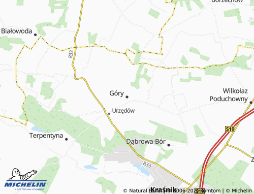 MICHELIN Góry map - ViaMichelin