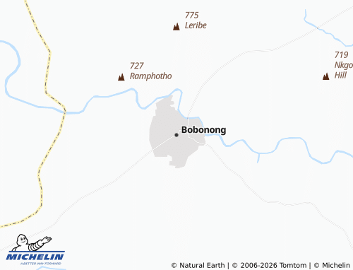 Carte MICHELIN Bobonong - ViaMichelin