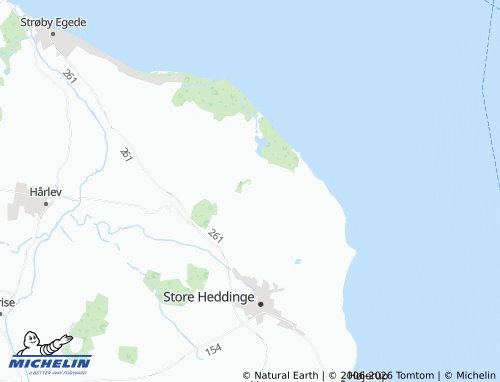 Mappa MICHELIN Gjorslev - ViaMichelin