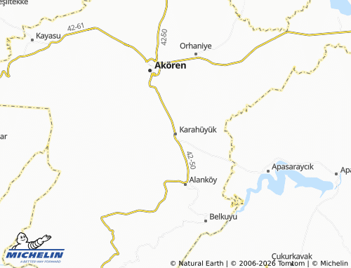 Mappa MICHELIN Karahüyük - ViaMichelin