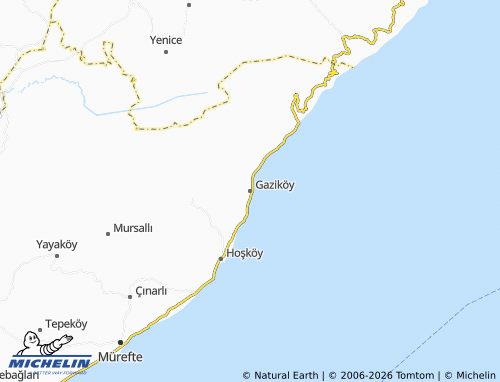 MICHELIN Gaziköy map - ViaMichelin