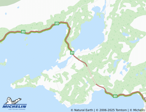 MICHELIN Straumsnes map - ViaMichelin