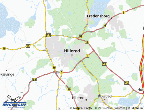 Mapa MICHELIN Hillerød - ViaMichelin
