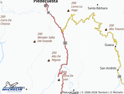 MICHELIN El Salado map - ViaMichelin