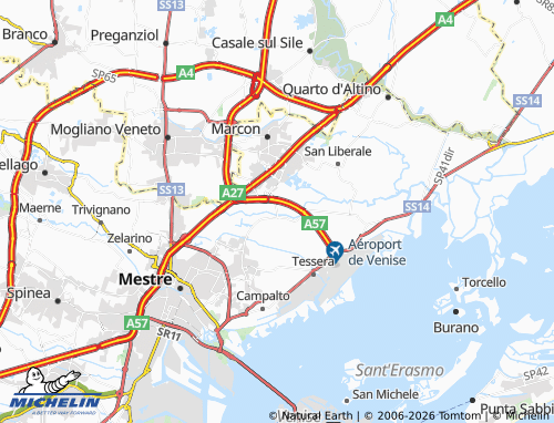 MICHELIN Dese map - ViaMichelin