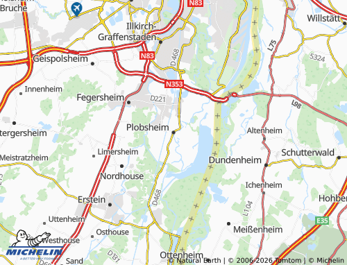 Mapa MICHELIN Plobsheim - ViaMichelin