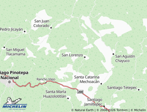 Mapa MICHELIN San Miguel Tetepelcingo - ViaMichelin