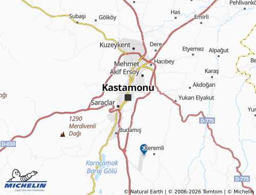 Mapa MICHELIN Castamonu - ViaMichelin