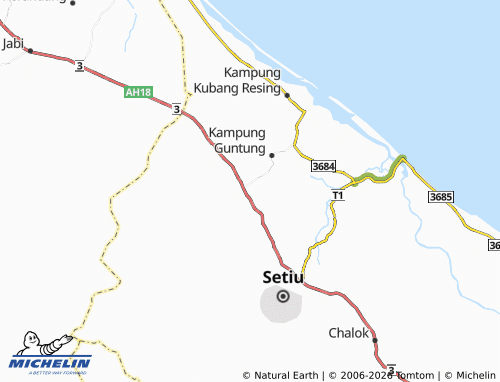 MICHELIN Permaisuri map - ViaMichelin