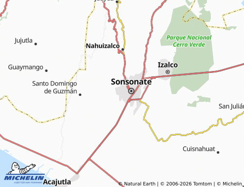 Mappa MICHELIN San Antonio del Monte - ViaMichelin