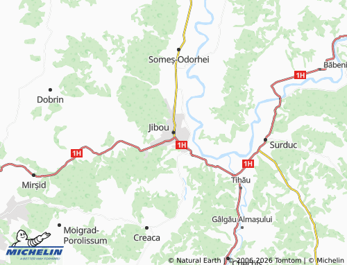 Mapa MICHELIN Jibou - ViaMichelin