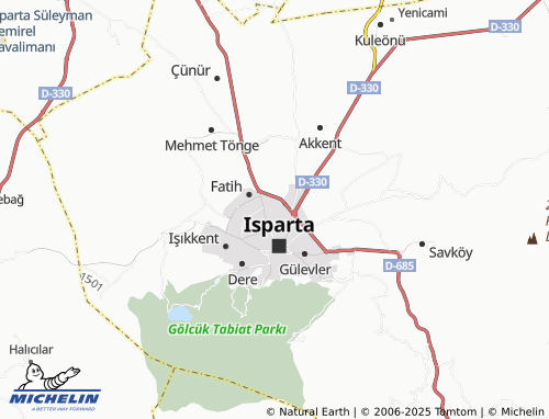 MICHELIN-Landkarte Anadolu - ViaMichelin