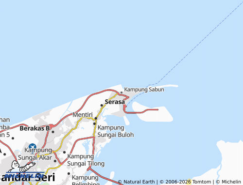 MICHELIN-Landkarte Kampung Sabun - ViaMichelin