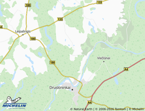 Mapa MICHELIN Snaigupė - ViaMichelin