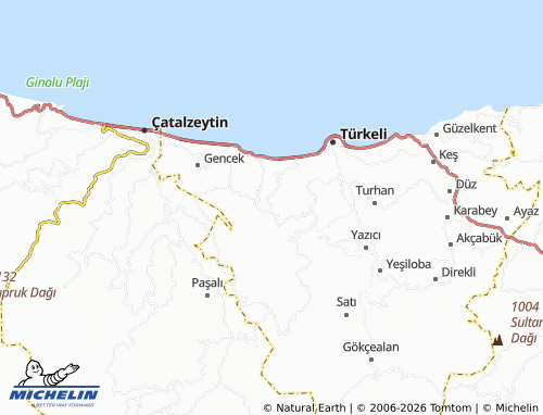MICHELIN Alagöz map - ViaMichelin