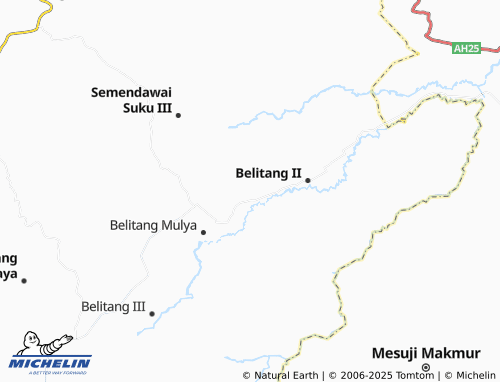 MICHELIN Srijaya map - ViaMichelin