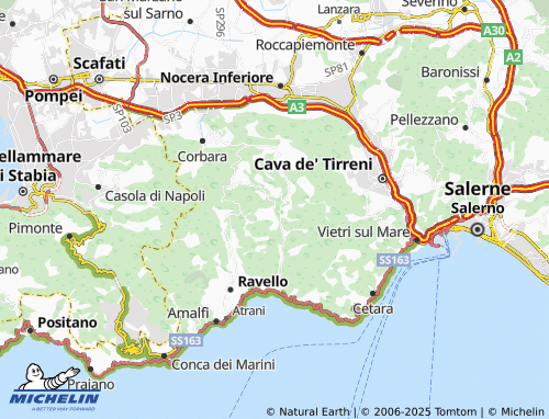 Mappa MICHELIN Paterno Sant'Arcangelo - ViaMichelin