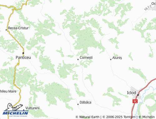 MICHELIN Cornești map - ViaMichelin