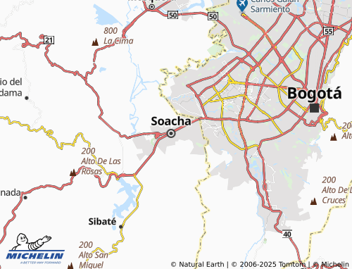 MICHELIN Las Vegas de San Mateo map - ViaMichelin