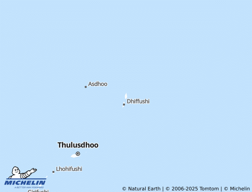 MICHELIN Meerufenfushi map - ViaMichelin