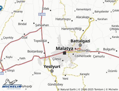 MICHELIN Seyran map - ViaMichelin