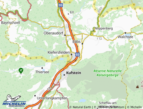 MICHELIN-Landkarte Kiefersfelden - ViaMichelin