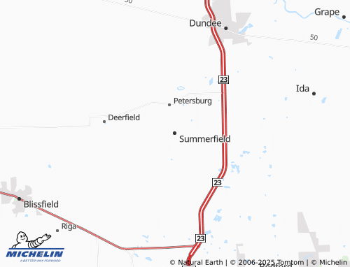 MICHELIN-Landkarte Summerfield - ViaMichelin