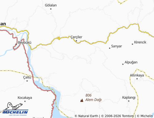 Mappa MICHELIN Akpınar - ViaMichelin