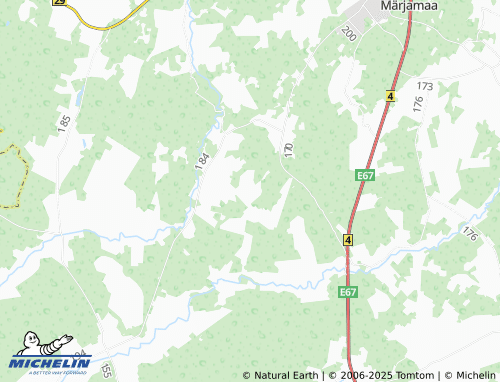 MICHELIN Kaguvere map - ViaMichelin