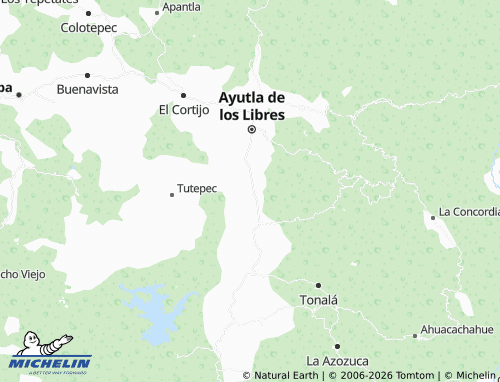 Mapa MICHELIN Cotzalzín - ViaMichelin
