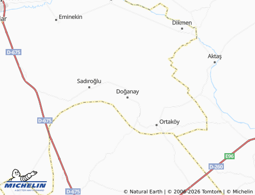MICHELIN Doğanay map - ViaMichelin