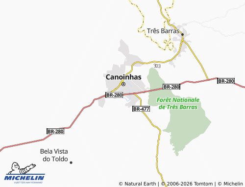 Mapa MICHELIN Boa Vista - ViaMichelin