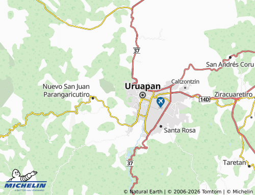 Mapa MICHELIN Pata de Vaca - ViaMichelin