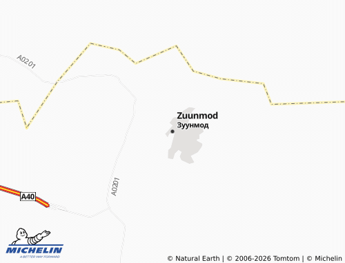 Kaart MICHELIN Zuunmod - ViaMichelin