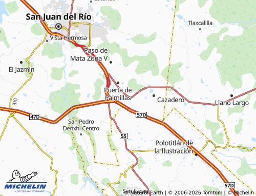MICHELIN El Capulín map - ViaMichelin