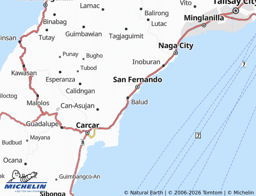MICHELIN Balud map - ViaMichelin