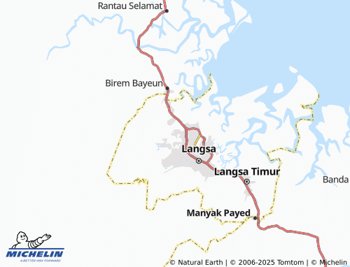 MICHELIN Paya Bujok Seuleumak map - ViaMichelin
