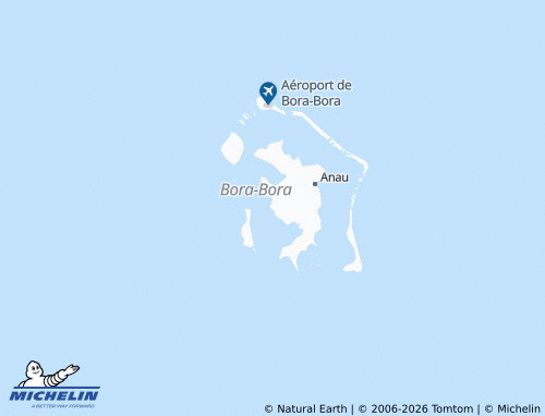 MICHELIN Bora-Bora map - ViaMichelin