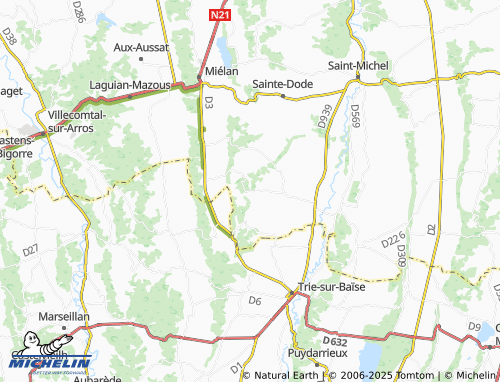 Mapa MICHELIN Carrère - ViaMichelin