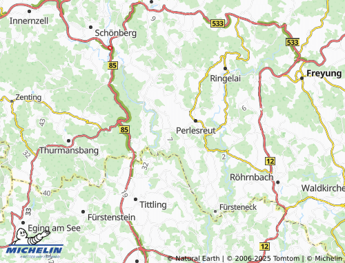 MICHELIN-Landkarte Kirchberg - ViaMichelin