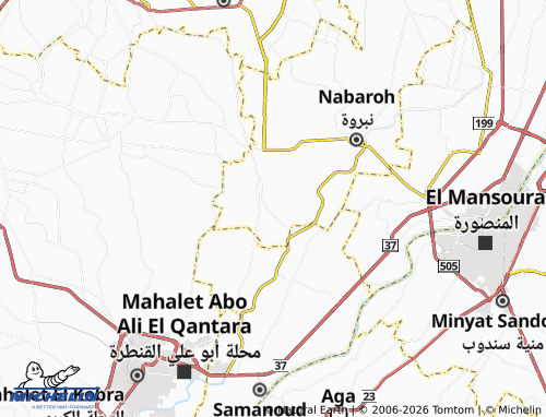 Mapa MICHELIN Afneesh - ViaMichelin